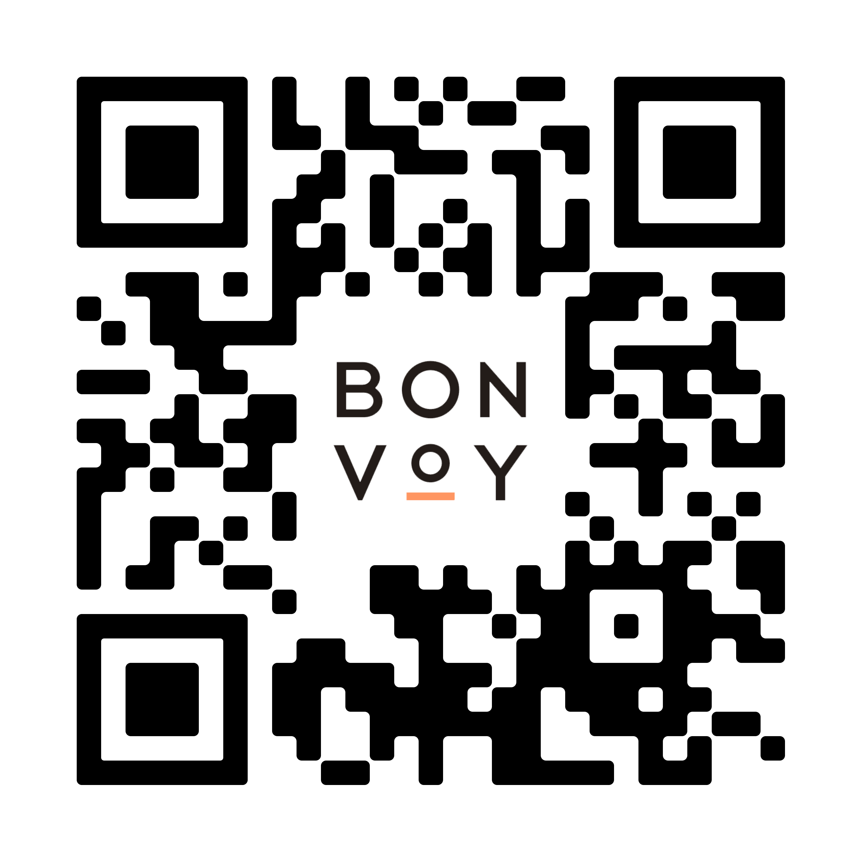 Scan to open Marriott App